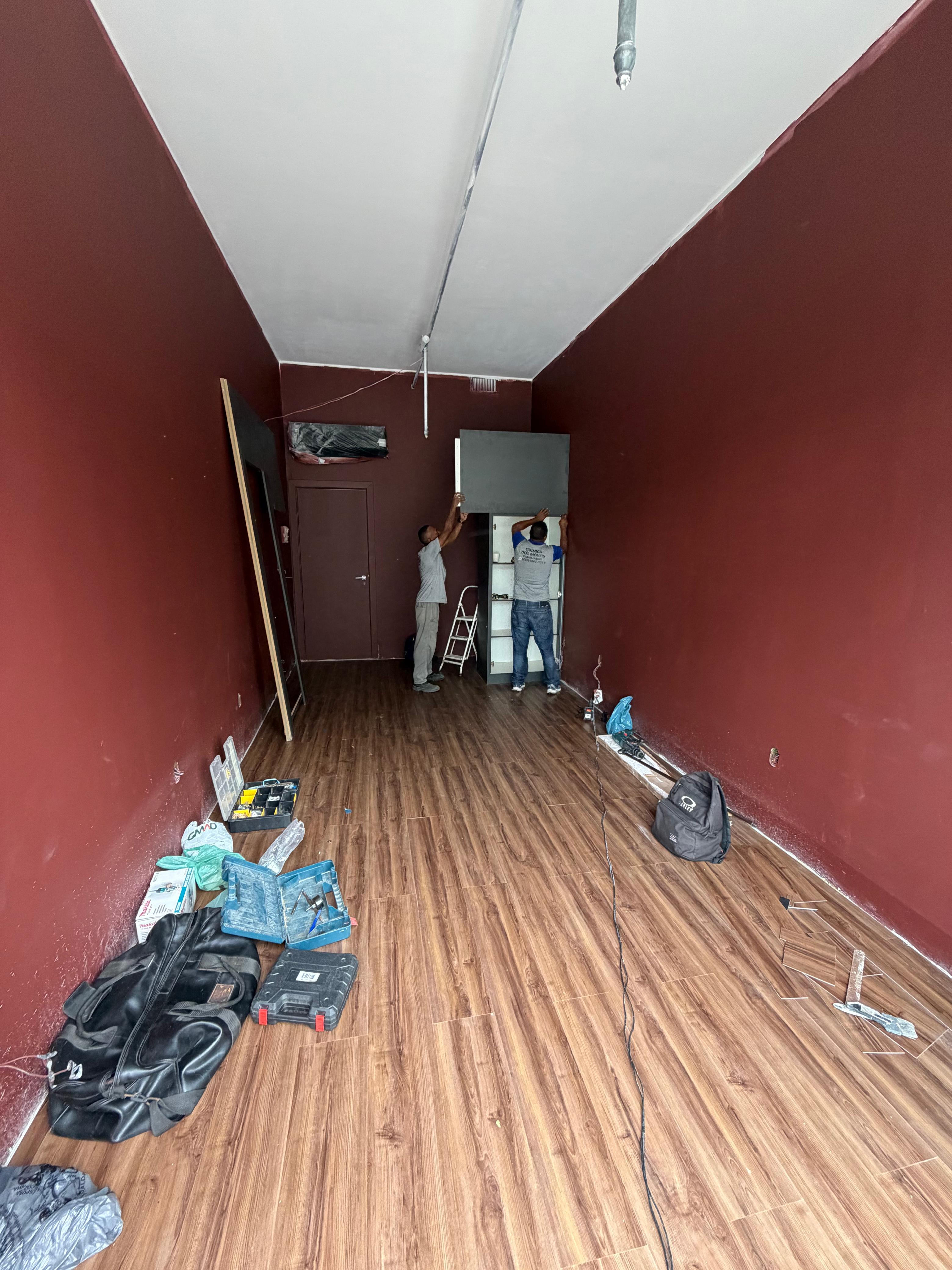 Antes da transformação — espaço vazio